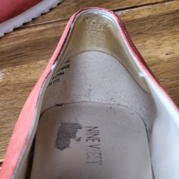 Nine West Coral Suede Pointed Toe Ballet Flats Women's Size 7M - Picture 7 of 9